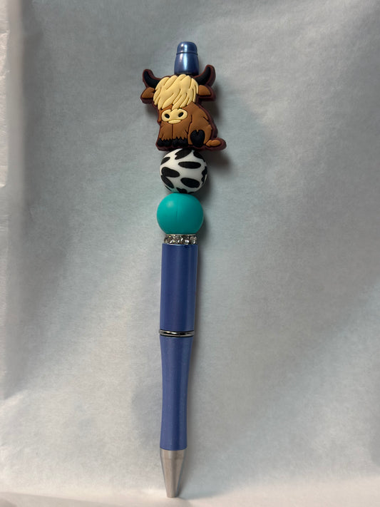 Brown Highland Cow Pen