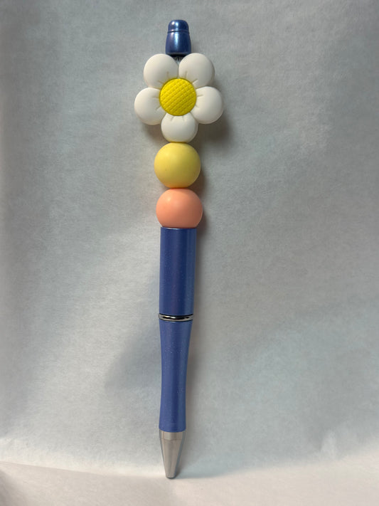 White Flower Pen